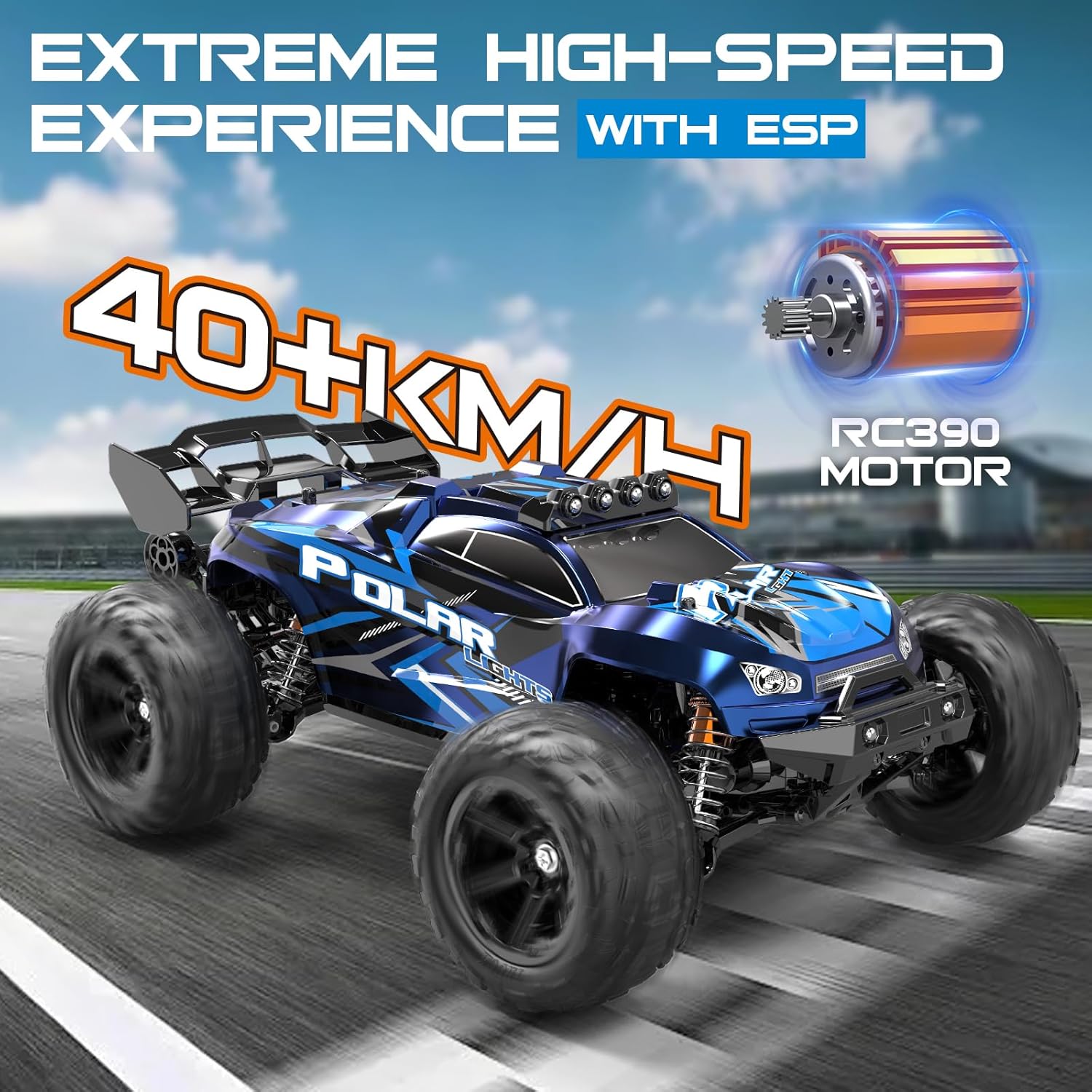 Voxira-Voiture Télécommandée Adulte Brushless 1:14,RC Car 4X4 Tout Terrain 68 kmh - Image 5