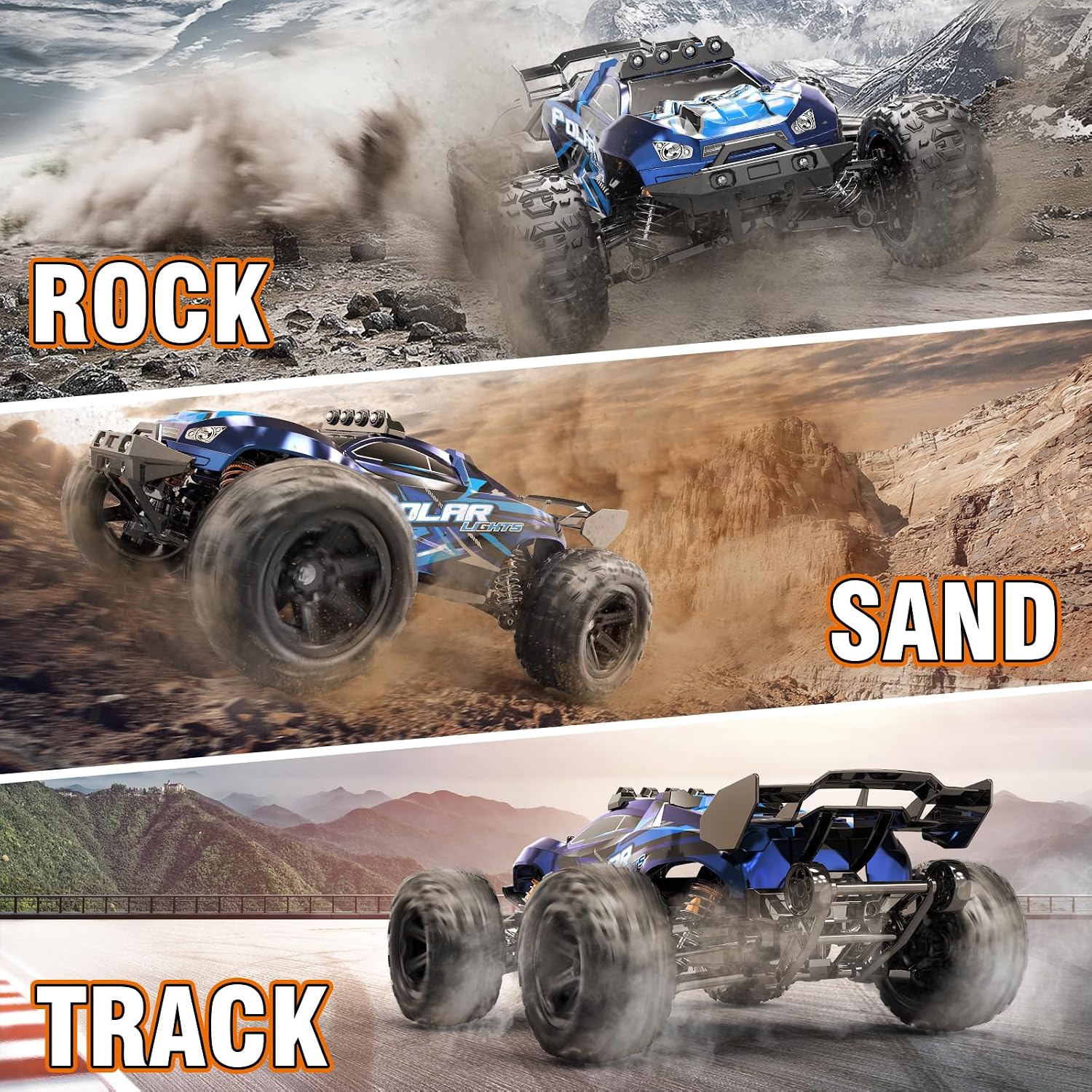 Voxira-Voiture Télécommandée Adulte Brushless 1:14,RC Car 4X4 Tout Terrain 68 kmh - Image 2
