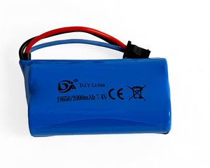 RCG Racing Wind Speed/Storm Rider 7.4v (2S) 2000mAh Li-Ion Battery (Brushed only)