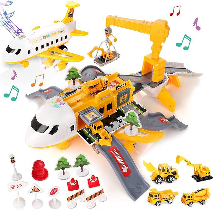 Giant Cargo Airplane Construction Playset