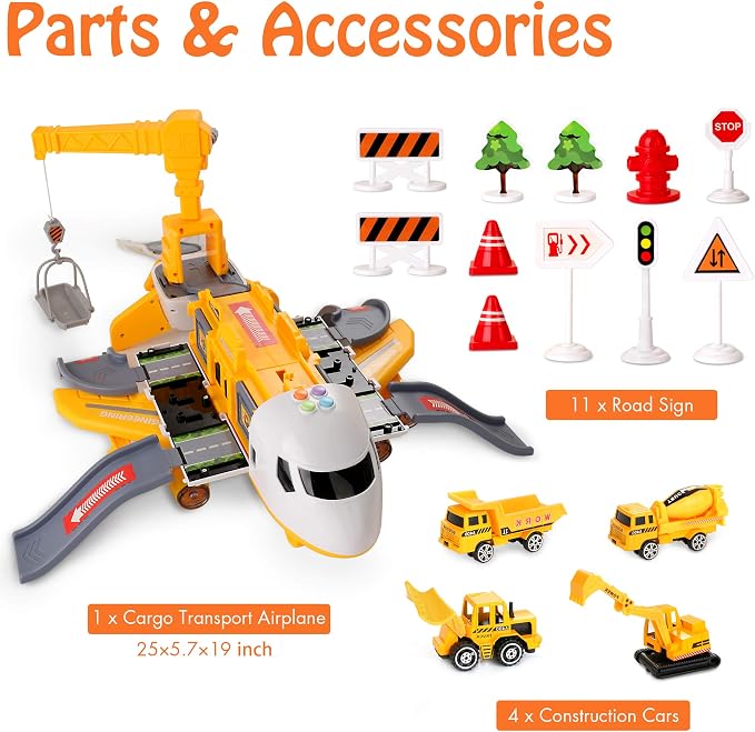 Giant Cargo Airplane Construction Playset