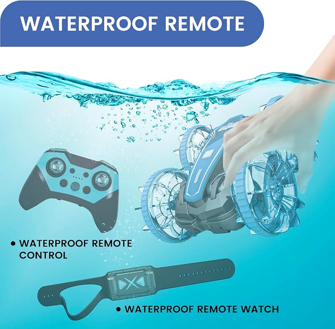 Amphibious 4WD Gesture-Control Stunt Car