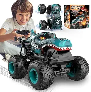 Blue Dinosaur Shark 360° Stunt Truck