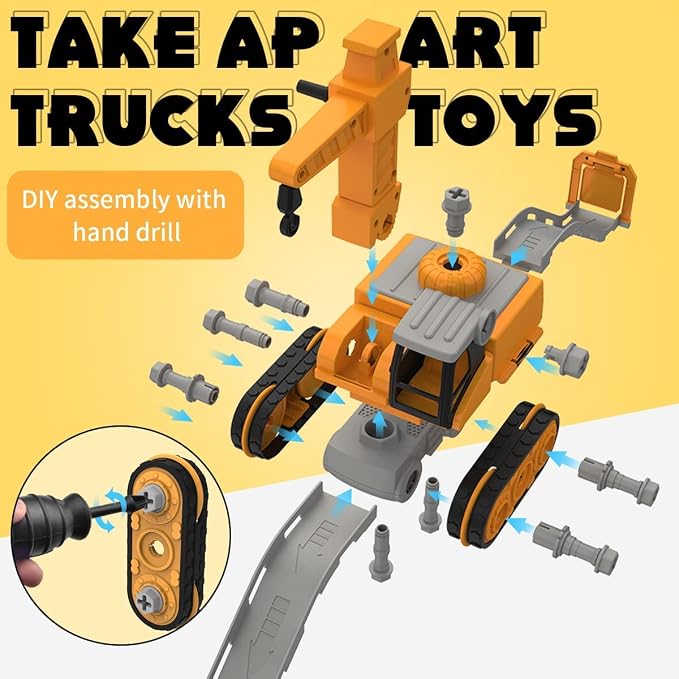 4-in-1 Build-Your-Own Construction Truck