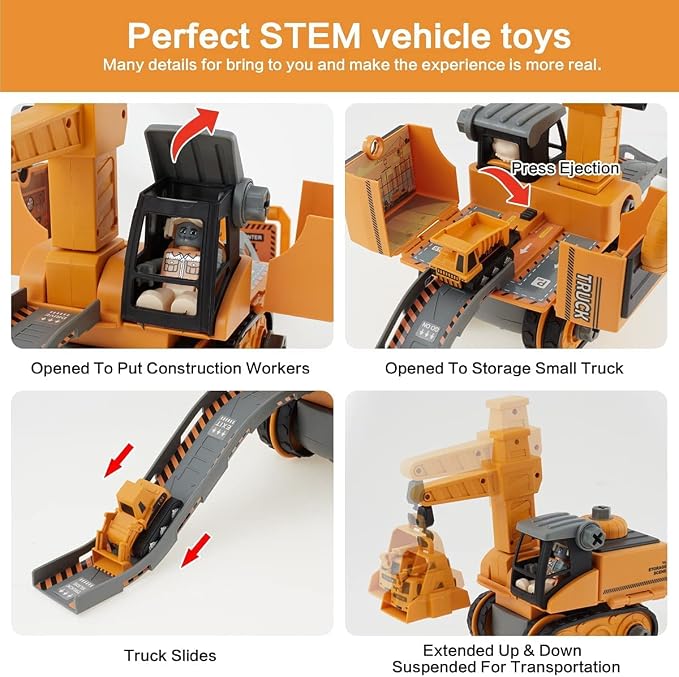 4-in-1 Build-Your-Own Construction Truck