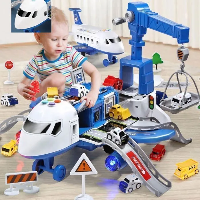 Cargo Airplane Traffic Playset
