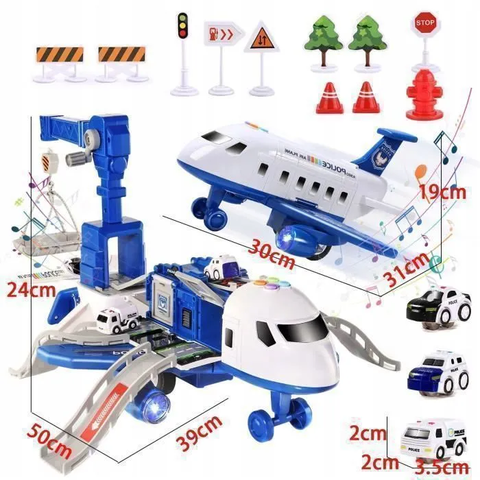Cargo Airplane Traffic Playset