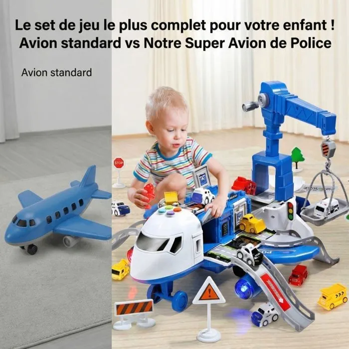 Cargo Airplane Traffic Playset